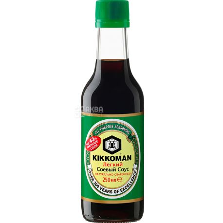 Kikkoman, 250 мл, Соус соєвий Легкий