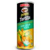 Pringles, Tortilla Sour Cream Fiesta, 160 г, Чіпси картопляні, Сметана, тубус