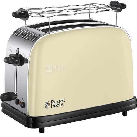 Russell Hobbs 23334-56 Colours Classic Cream, Тостер з функцією розморожування, 1100 Вт