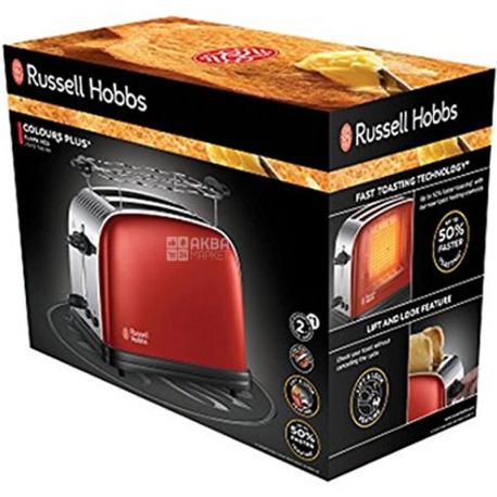 Russell Hobbs 23330-56, Тостер з функцією розморожування, 1100 Вт
