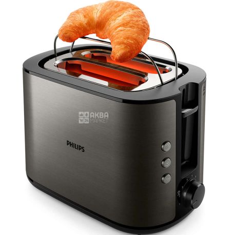 Philips Viva Collection HD2650 / 80, Тостер з функцією Автоцентрування, 950 Вт