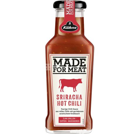 Kuhne, Made For Meat, 235 ml, Sriracha Spicy Chili Meat Sauce