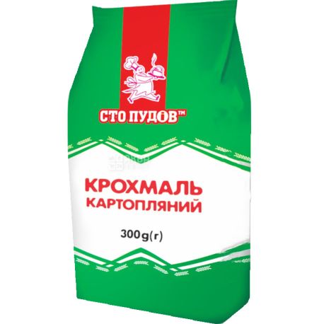 Сто Пудов, 300 г, Крахмал, Картофельный