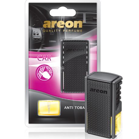 Areon Car blister, Anti-tobacco, 8 мл, Ароматизатор повітря автомобільний, Антитютюн