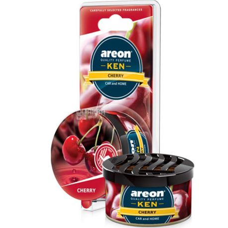 Areon Ken, Californian Cherry, 35 г, Ароматизатор воздуха, Калифорнийская вишня
