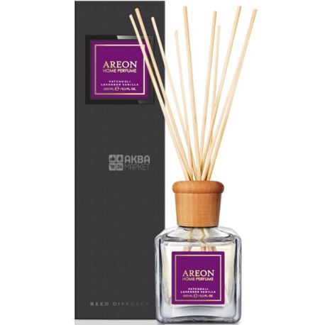 Areon, Home Perfume, 150 мл, Преміум Пачули-Лаванда ваніль,  Освіжувач повітря