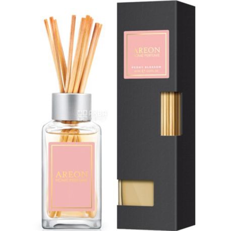 Areon, Нome Perfume, Black, Цвітіння півонії, 85 мл, Освіжувач повітря