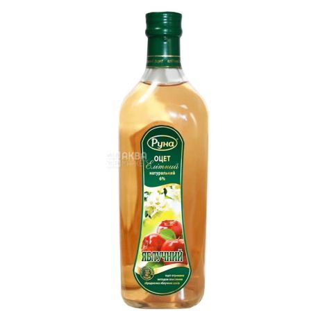 Руна, 0,5 л, уксус, 6% яблочный