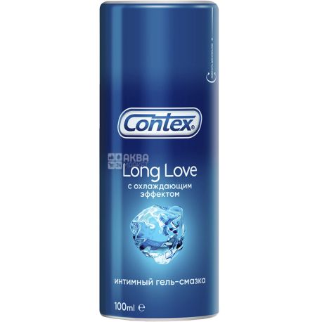 Contex Long Love, 100 мл, Інтимна гель-змазка, з охолоджуючим ефектом
