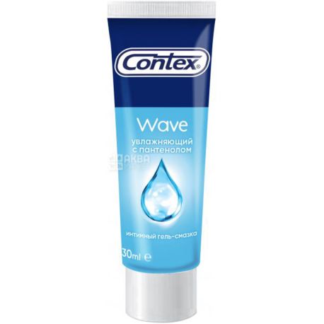 Contex Wave, 30 мл, Интимная гель-смазка с пантенолом
