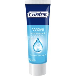 Contex Wave, 30 мл, Интимная гель-смазка с пантенолом