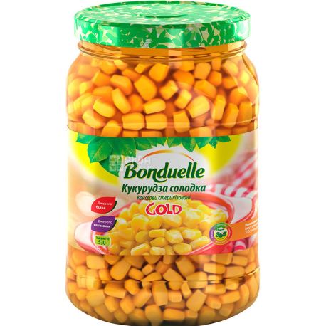 Bonduelle Gold, 530 г, Кукурудза солодка