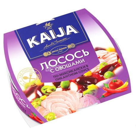 Kaija, 220 г, Лосось с овощами по-мексикански, В пикантном соусе