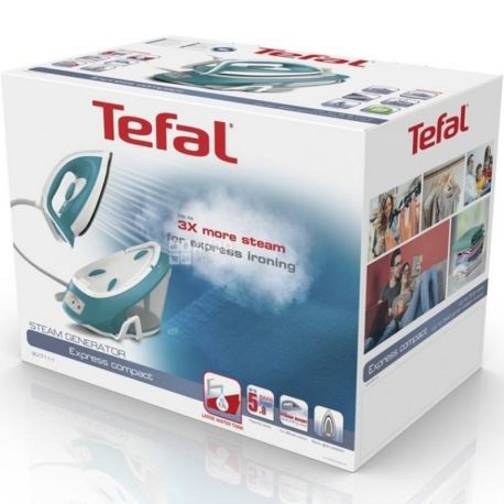 Tefal SV7111E0 Express Compact, Праска з парогенератором, 2600 Вт