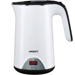 Ardesto EKL-1617SW, Электрочайник, белый, 1,7 л