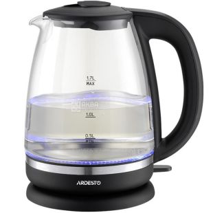 Ardesto EKL-F100, Электрочайник стеклянный, 1,7 л