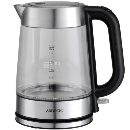 Ardesto EKL-F200, Електрочайник скляний, 1,7 л