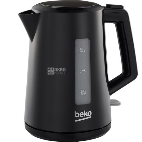 Beko WKM4226B, Plastic electric kettle, 1.7 ml
