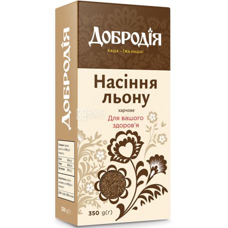 Dobrodiya, 350 g, Flax Seeds