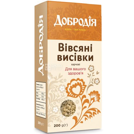 Dobrodiya, 200 g, Bran oat