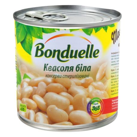 Bonduelle, 425 мл, фасоль, белая