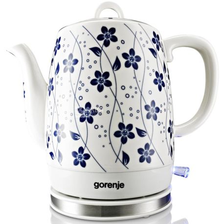 Gorenje K 10 C, Электрочайник керамический, 1 л