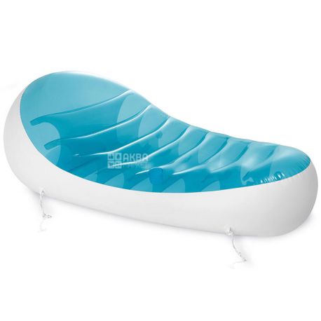 INTEX, Air mattress, blue-white, 193 x 124 cm