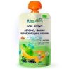 Fleur Alpine, 120 г, Пюре дитяче Яблуко, банан, чорна смородина, чорниця, З 6 місяців
