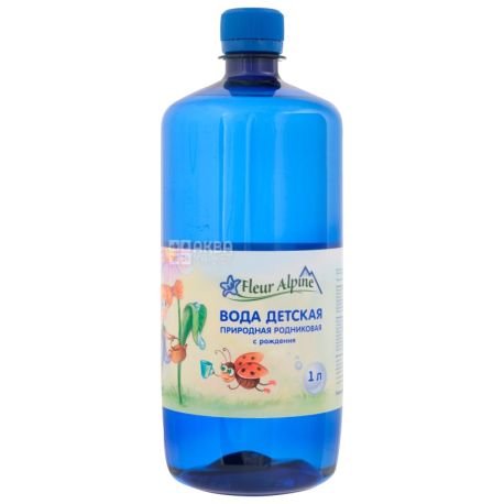 Fleur Alpine, 1 л, Флер Алпин, Вода детская негазированная, с первых дней жизни, ПЭТ