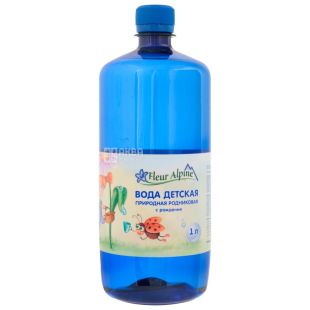 Fleur Alpine, 1 л, Флер Алпін, Вода дитяча негазована, з перших днів життя, ПЕТ