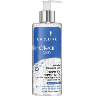 Careline, Clear Skin, 260 мл, Мицеллярный гель для лица, для снятия макияжа и очищения лица