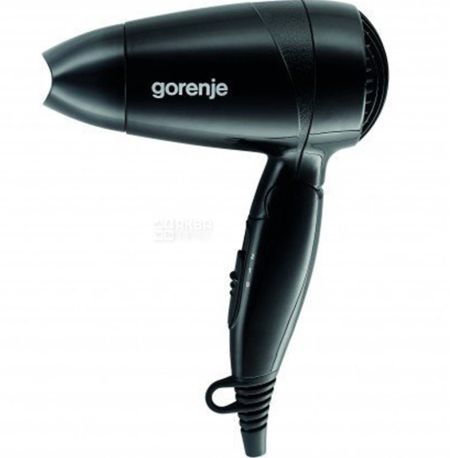 Gorenje HD122B, Travel Hair Dryer, 1200 W