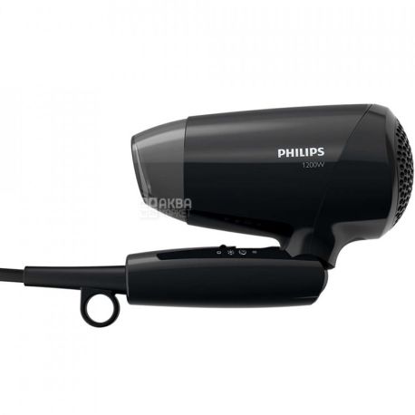 Philips EssentialCare BHC010/10, Фен дорожний, 1200 Вт