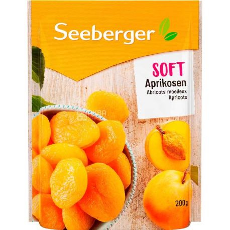 Seeberger, 200 г, Абрикосы мягкие сушеные