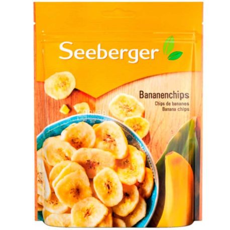 Seeberger, 125 г, Чипсы банановые