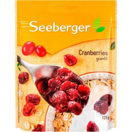 Seeberger, 125 g, Dried Cranberries