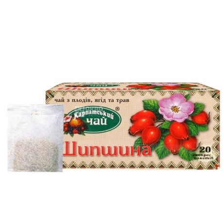 Карпатський, 20 шт., чай з шипшиною