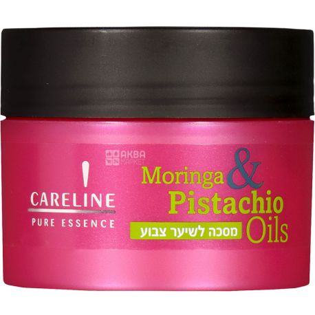 Careline, 300 мл, Маска для окрашенных волос, Моринга и фисташковое масло