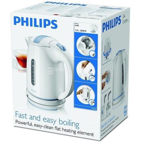 Philips HD4646 / 70, Електричний чайник, пластиковий, 1,5 л