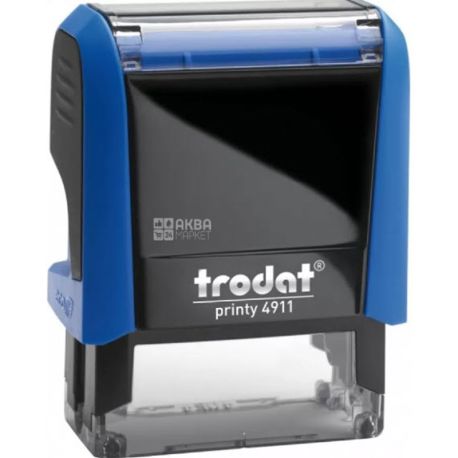 Trodat Printy 4911, Штапм стандартний Сплачено, 38 х 14 мм, 1 рядок, синій