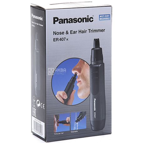 Panasonic ER407K520, Машинка для стрижки волос в носу и ушах