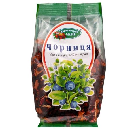 Карпатский, 100 г, чай, черника