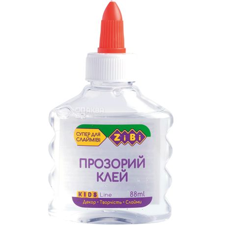 Zibi, 88 мл, Клей для слаймов, прозрачный