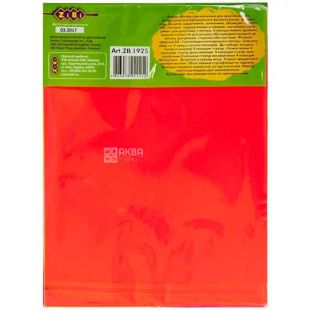 ZiBi, 20 л, Набір кольорового паперу, А4, Креатив