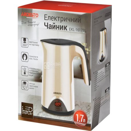 Ardesto EKL-1617BL, Электрочайник, 1,7 л