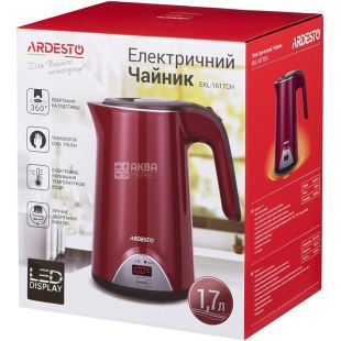 Ardesto EKL-1617CH, Электрочайник, 1,7 л 
