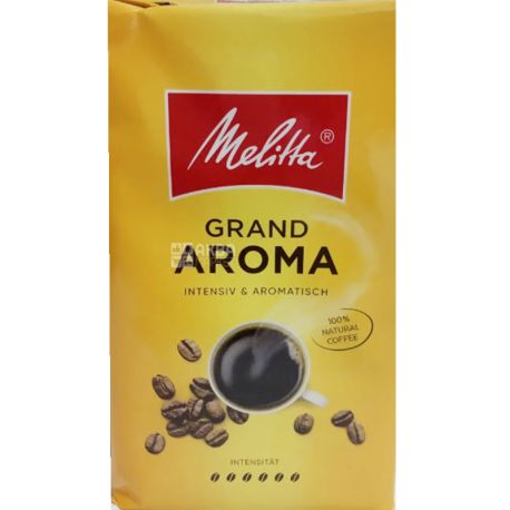 Melitta Grand Aroma, 250 г Кава Мелітта Гранд Арома, темного обсмаження, мелена