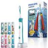 Philips Sonicare HX6311 / 07, Електрична зубна щітка, дитяча, звукова