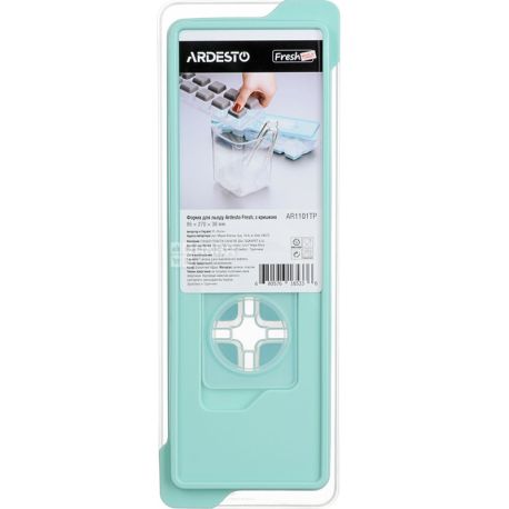 Ardesto Fresh, Форма для льда, с крышкой, 95 х 270 х 38 мм