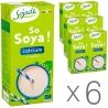 Sojade So Soya Calcium Organic, 1 L, Pack of 6, Soyade, Soy milk, with calcium, organic, lactose-free